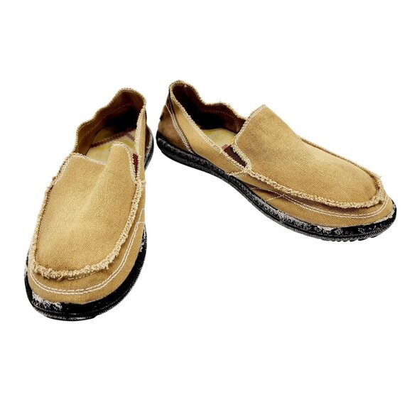 Mens Classic Casual Slip-On Loafers Size M12 brown - Picture 4 of 15